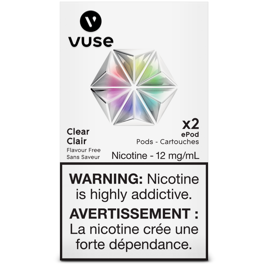 elf bar vape uk VUSE ePod - Clear Tobacco (2pk) main image 0