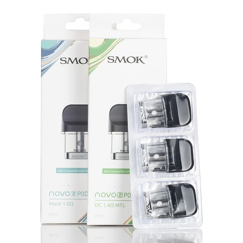 Pack de 3 dosettes de remplacement Smok Novo 2
